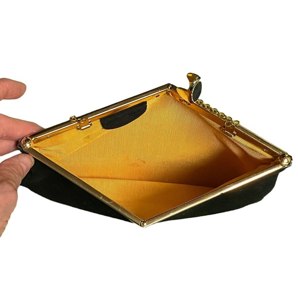 Etra Genuine Black Leather Clutch - Picture 3 of 11